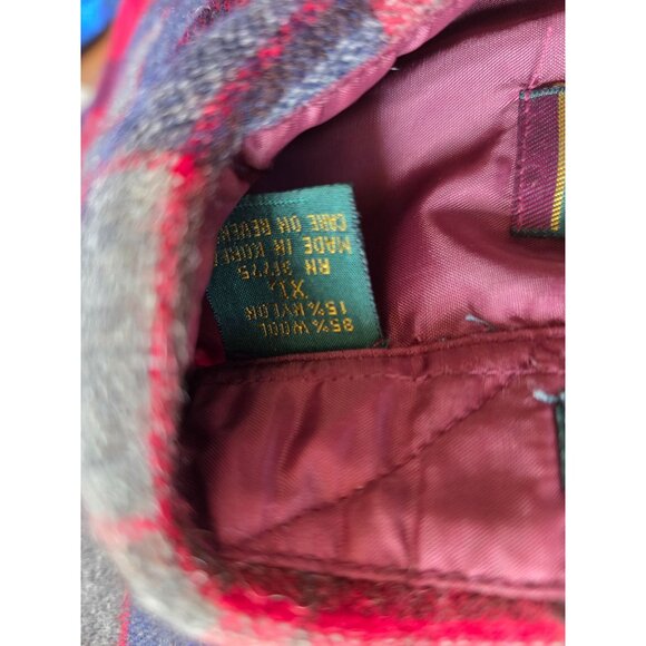 Ardsley Mens XL Plaid Flannel Wool Shirt With Single Needle Tailoring - Picture 6 of 8